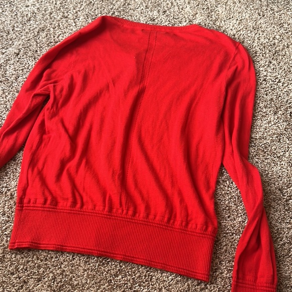 Three pink, teal, and red sweaters size medium and small - Picture 5 of 7